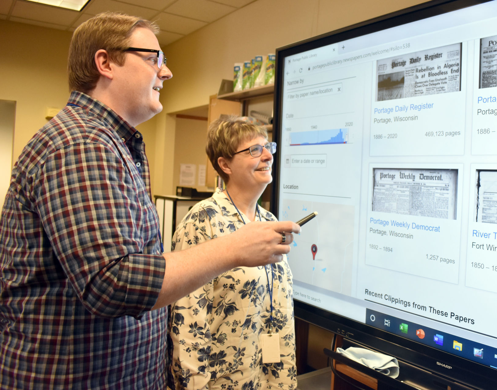 Digitized newspaper collection